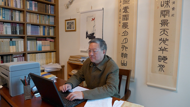 南京大學人文社會科學資深教授莫礪鋒。受訪者供圖